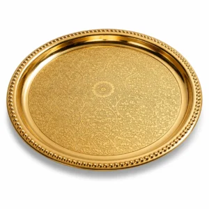 Handcrafted Brass Decorative Tray