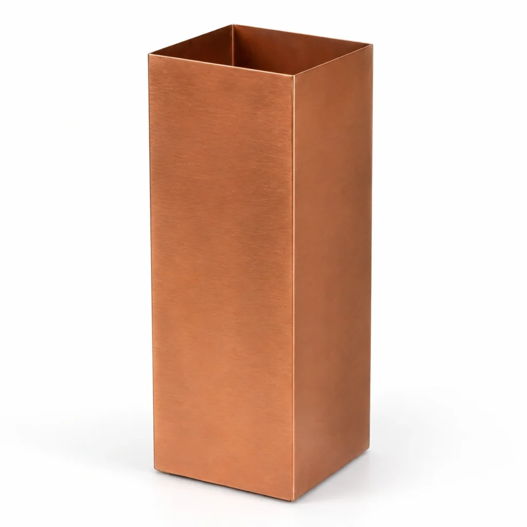 handcrafted-matte-copper-flower vase